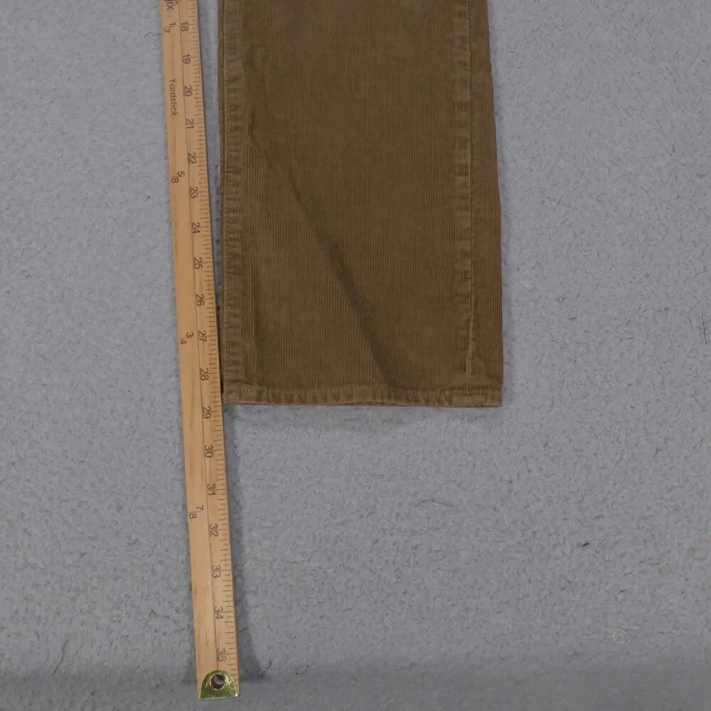 J Crew Pants Mens 31x29 Slim Straight Brown Corduroy